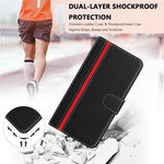 For Samsung Galaxy Xcover7 Phone Cases Wallet Stand Color Splicing Leather Cover with Magnetic Clasp