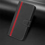 For Samsung Galaxy Xcover7 Phone Cases Wallet Stand Color Splicing Leather Cover with Magnetic Clasp