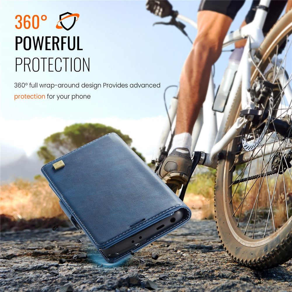 AUTSPACE For Xiaomi Poco X6 5G / Xiaomi Redmi Note 13 Pro 5G Case  A11 RFID Blocking Retro Leather Cell Phone Wallet Cover