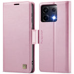 AUTSPACE For Xiaomi Poco X6 5G / Xiaomi Redmi Note 13 Pro 5G Case  A11 RFID Blocking Retro Leather Cell Phone Wallet Cover