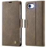 AUTSPACE For iPhone 17th / 16th Case A11 RFID Blocking Retro Leather Cell Phone Wallet Cover