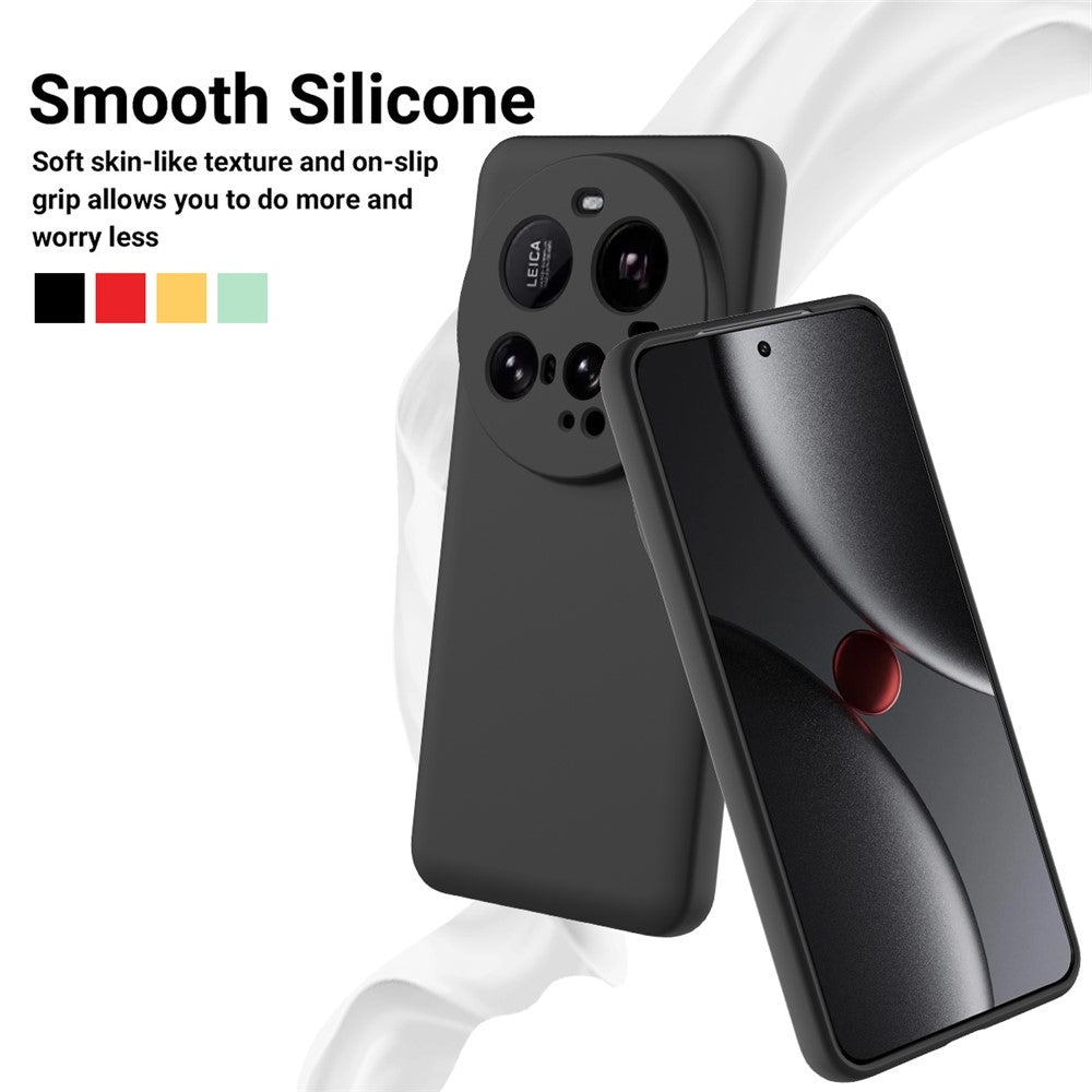 For Xiaomi 15 Ultra Liquid Silicone Case Phone Back Cover with Hand Strap