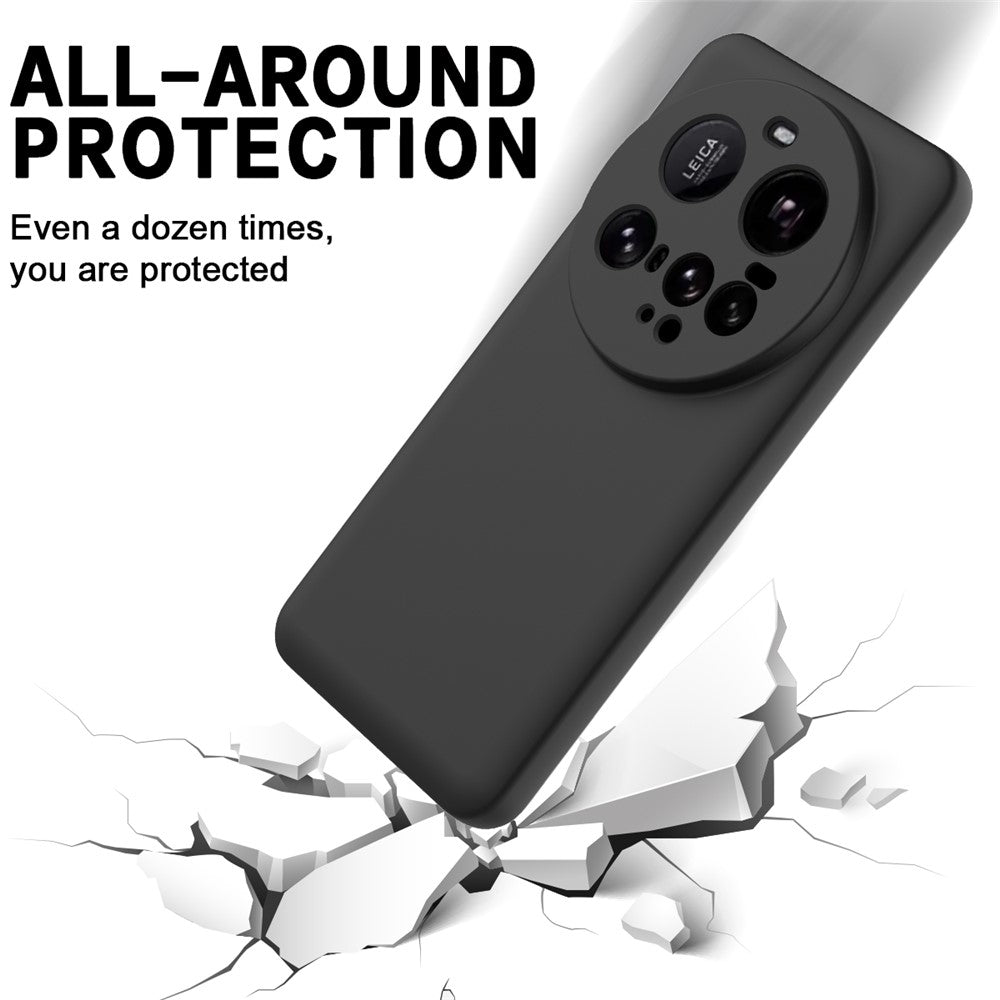 For Xiaomi 15 Ultra Liquid Silicone Case Phone Back Cover with Hand Strap