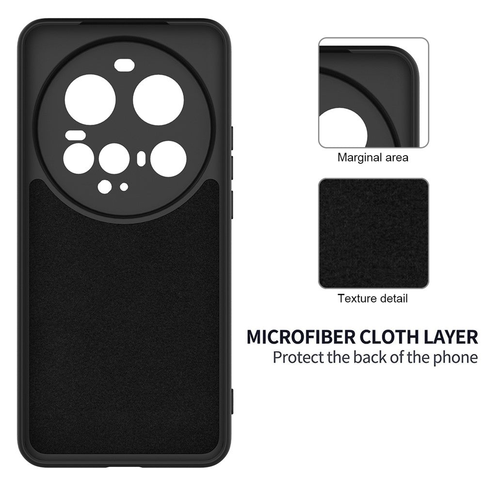 For Xiaomi 15 Ultra Liquid Silicone Case Phone Back Cover with Hand Strap