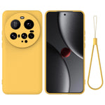 For Xiaomi 15 Ultra Liquid Silicone Case Phone Back Cover with Hand Strap