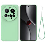 For Xiaomi 15 Ultra Liquid Silicone Case Phone Back Cover with Hand Strap
