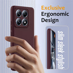 For Xiaomi 14T Pro Case Magnetic Case Anti-Drop Liquid Silicone Phone Cover