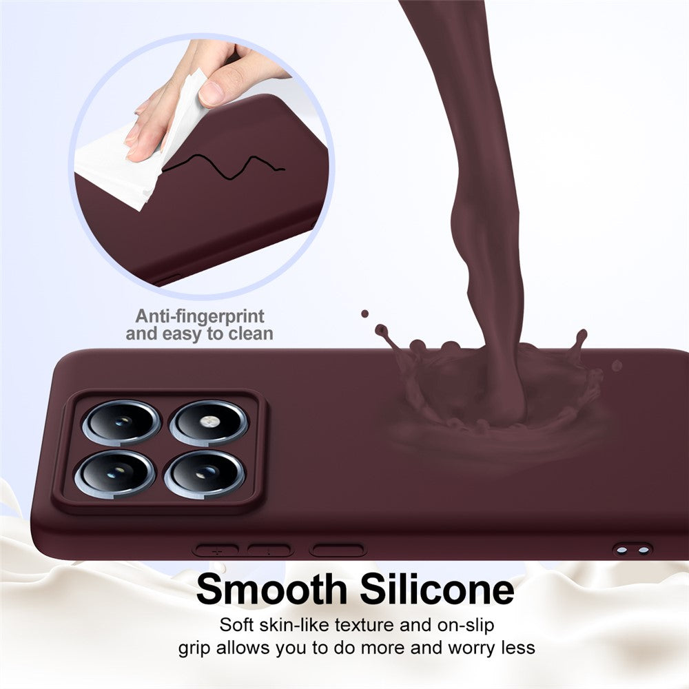 For Xiaomi 14T Pro Case Magnetic Case Anti-Drop Liquid Silicone Phone Cover