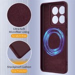 For Xiaomi 14T Pro Case Magnetic Case Anti-Drop Liquid Silicone Phone Cover