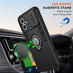Samsung Galaxy A06 5G-skal Slide Camshield Stativ PC + TPU mobilskal