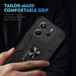 For Xiaomi Redmi Note 14 4G (164.84mm) Case PC + TPU Drop Defend Phone Cover with Ring Kickstand