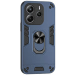 For Xiaomi Redmi Note 14 4G (164.84mm) Case PC + TPU Drop Defend Phone Cover with Ring Kickstand