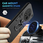 For Honor Magic7 Lite 5G / X9c 5G / X60 Pro 5G Case PC + TPU Drop Defend Phone Cover with Ring Kickstand