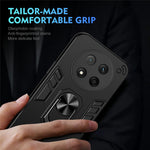 For Honor Magic7 Lite 5G / X9c 5G / X60 Pro 5G Case PC + TPU Drop Defend Phone Cover with Ring Kickstand
