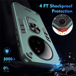 For Xiaomi 15 Ultra Case PC + TPU Drop Defend Phone Cover with Ring Kickstand