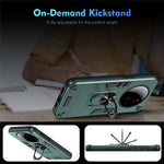For Xiaomi 15 Ultra Case PC + TPU Drop Defend Phone Cover with Ring Kickstand