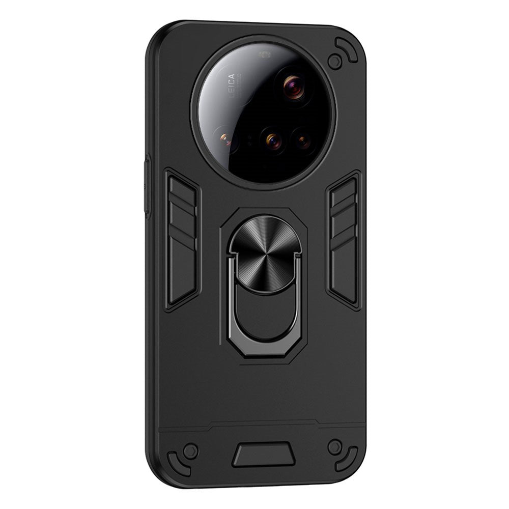 For Xiaomi 15 Ultra Case PC + TPU Drop Defend Phone Cover with Ring Kickstand