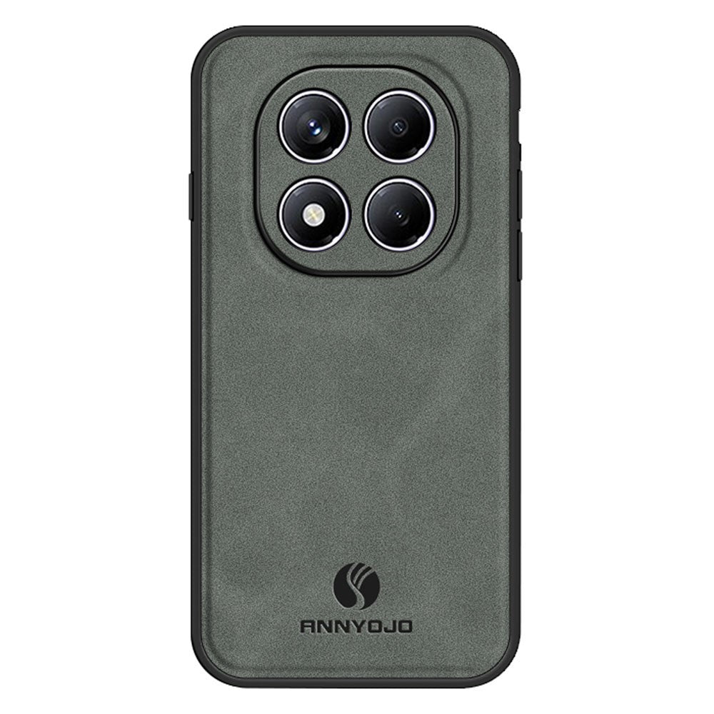 ANNYOJO For Xiaomi Redmi Note 14 Pro 4G Case PU Leather + PC + TPU Anti Drop Phone Back Cover