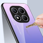 For Xiaomi Redmi Note 14 Pro 4G Case Anti-Scratch Tempered Glass + PC + TPU Phone Cover