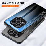For Xiaomi Redmi Note 14 Pro 4G Case Anti-Scratch Tempered Glass + PC + TPU Phone Cover