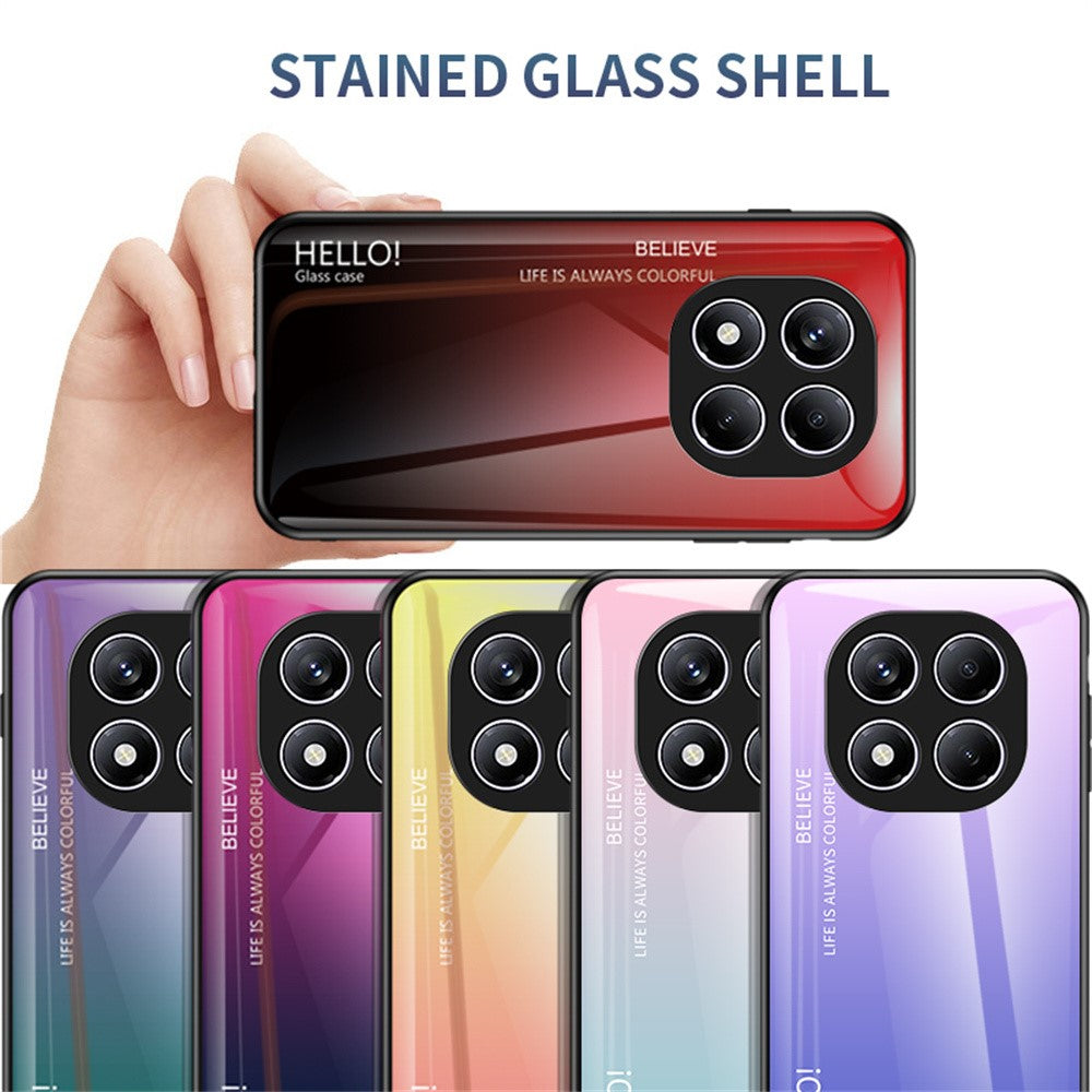 For Xiaomi Redmi Note 14 Pro 4G Case Anti-Scratch Tempered Glass + PC + TPU Phone Cover