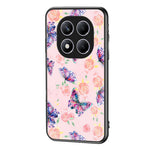 Xiaomi Redmi Note 14 5G-skal med fjärilsmönster i TPU + skyddande härdat glas.