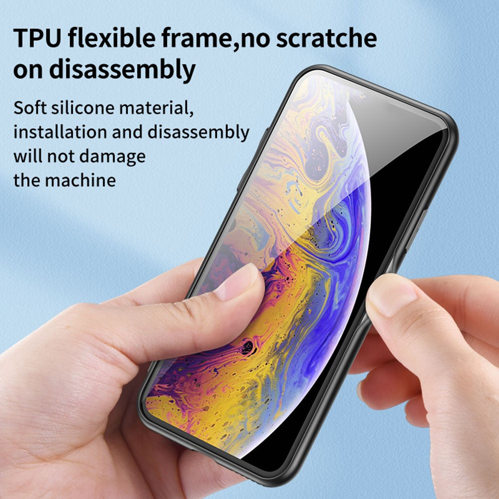 For Xiaomi Redmi Note 14 Pro 4G Case Floral Pattern TPU + Tempered Glass Protective Phone Cover