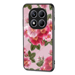 For Xiaomi Redmi Note 14 Pro 4G Case Floral Pattern TPU + Tempered Glass Protective Phone Cover