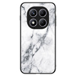 Xiaomi Redmi Note 14 Pro 4G-skal Marmormönster Härdat Glas + PC + TPU Skyddande mobilskal