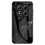Xiaomi Redmi Note 14 Pro 4G-skal Marmormönster Härdat Glas + PC + TPU Skyddande mobilskal