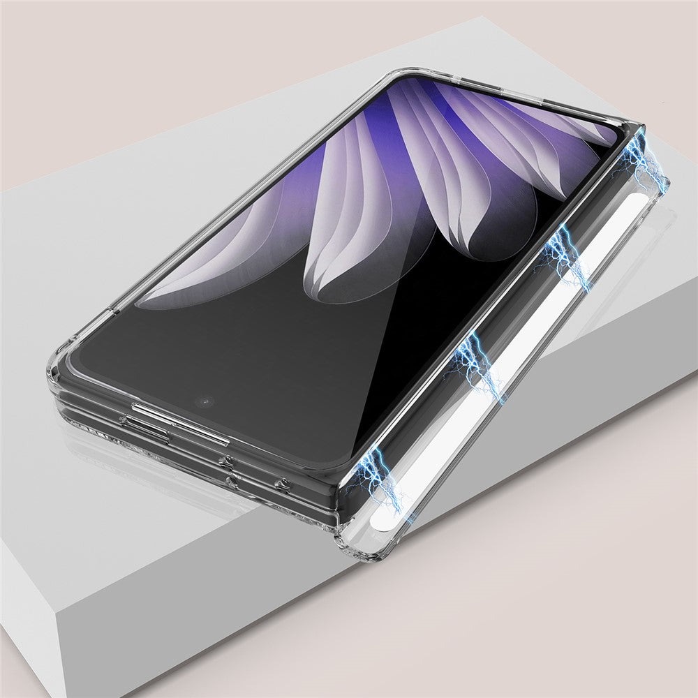 Oppo Find N5 5G / OnePlus Open 2 Genomskinligt TPU-skal + Magnetiskt mobilskal i akryl