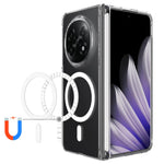 Oppo Find N5 5G / OnePlus Open 2 Genomskinligt TPU-skal + Magnetiskt mobilskal i akryl