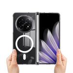 Oppo Find N5 5G / OnePlus Open 2 Genomskinligt TPU-skal + Magnetiskt mobilskal i akryl