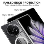 Oppo Find N5 5G / OnePlus Open 2 Genomskinligt TPU-skal + Magnetiskt mobilskal i akryl