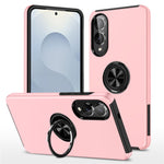 For Samsung Galaxy S25 Edge Case PC + TPU Phone Cover with Rotatable Ring Holder