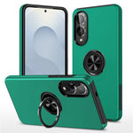 For Samsung Galaxy S25 Edge Case PC + TPU Phone Cover with Rotatable Ring Holder