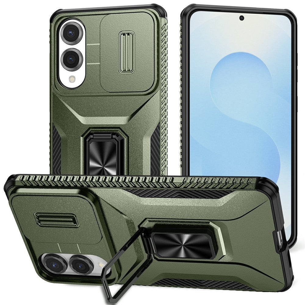 For Samsung Galaxy S25 Edge Case Camshield Kickstand TPU + PC Anti-Slip Phone Cover