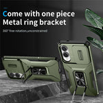 For Samsung Galaxy S25 Edge Case Camshield Kickstand TPU + PC Anti-Slip Phone Cover