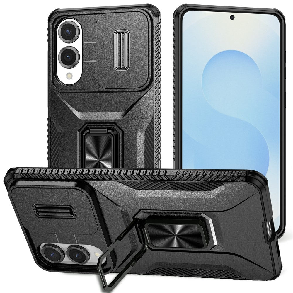 For Samsung Galaxy S25 Edge Case Camshield Kickstand TPU + PC Anti-Slip Phone Cover