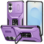 For Samsung Galaxy S25 Edge Case Camshield Kickstand TPU + PC Anti-Slip Phone Cover