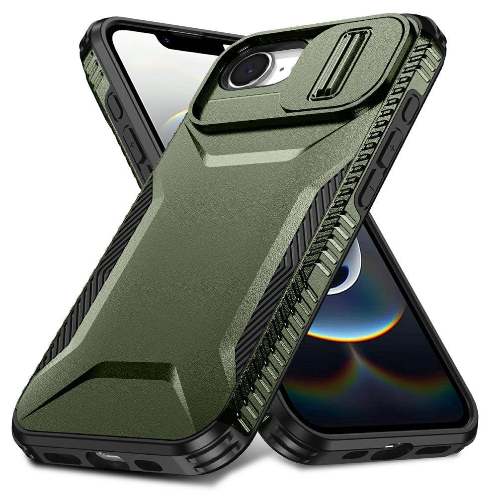 iPhone 17e/16e-skal Camshield TPU + PC-mobilskydd Halkfri sidokant