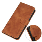 KHAZNEH For Honor 400 Lite 5G Case PU Leather Retro Texture Phone Cover