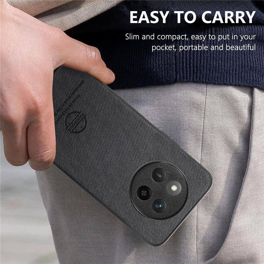 For Honor Magic7 Lite 5G / X9c 5G / X60 Pro 5G Leather Phone  Back Cover with Cloth Texture