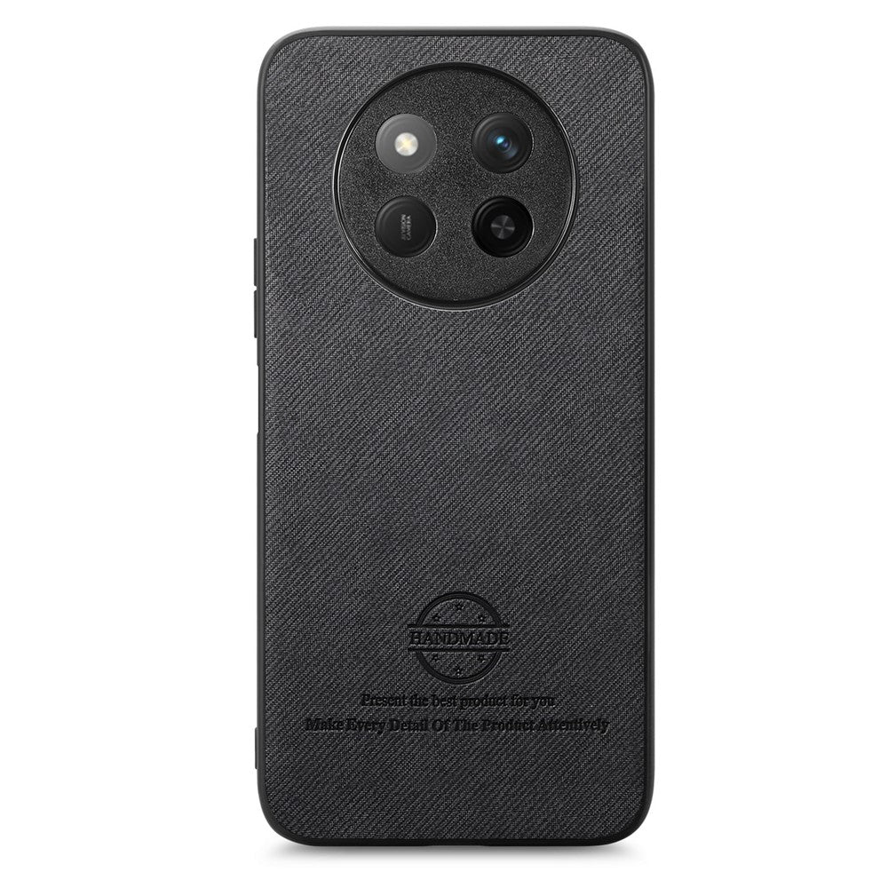 For Honor Magic7 Lite 5G / X9c 5G / X60 Pro 5G Leather Phone  Back Cover with Cloth Texture