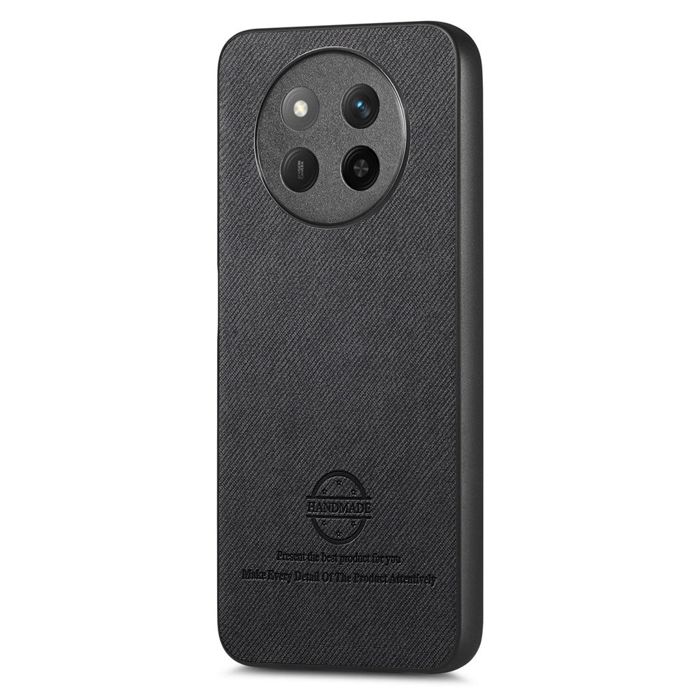 For Honor Magic7 Lite 5G / X9c 5G / X60 Pro 5G Leather Phone  Back Cover with Cloth Texture