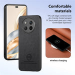 For Honor Magic7 Lite 5G / X9c 5G / X60 Pro 5G Leather Phone  Back Cover with Cloth Texture