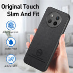 For Honor Magic7 Lite 5G / X9c 5G / X60 Pro 5G Leather Phone  Back Cover with Cloth Texture