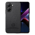 For Xiaomi Redmi Turbo 4 5G / Xiaomi Poco X7 Pro 5G Leather Phone  Back Cover with Cloth Texture