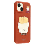For iPhone 15 Case Pattern Printed 2.0mm TPU Phone Cover with 3D Accessories Decor