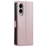 For Samsung Galaxy S25 Edge Wallet Case Rhombus Grid PU Leather Phone Cover
